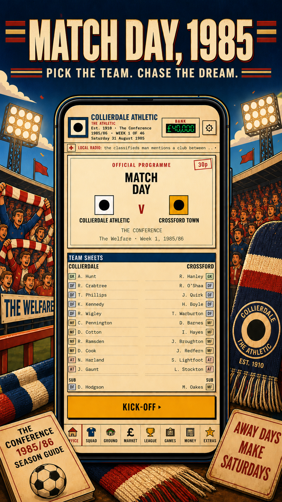 Terrace Empire match day